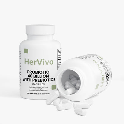 Probiotic 40 Billion with Prebiotics - 5 Bottle Bundle