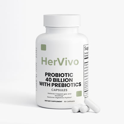 Probiotic 40 Billion with Prebiotics - 5 Bottle Bundle